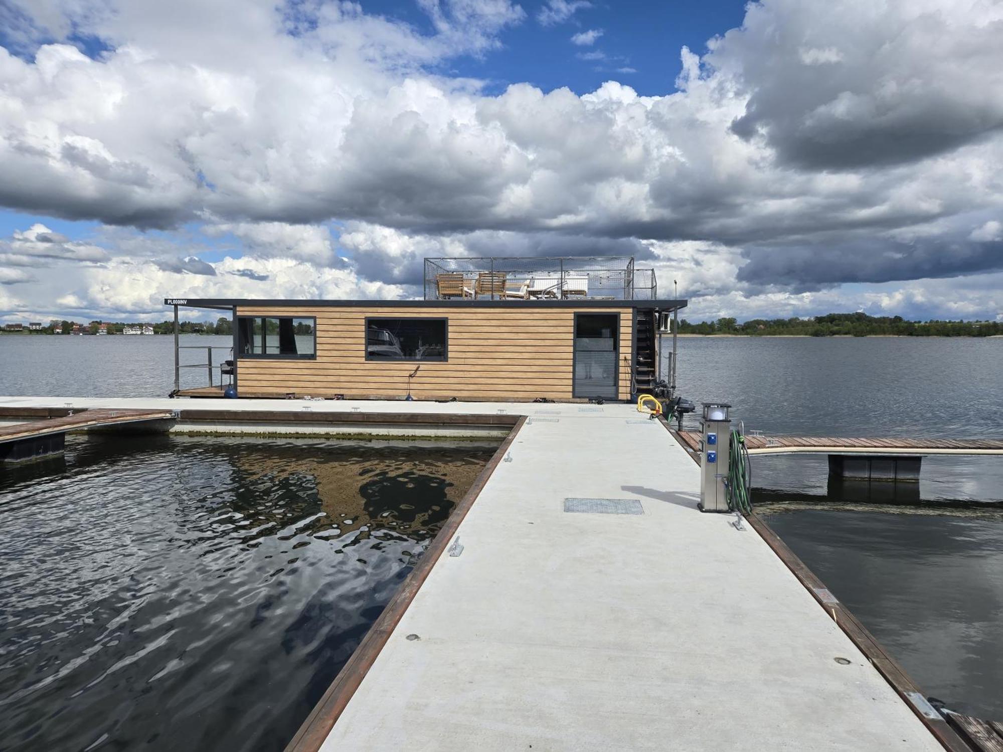 Domek Na Wodzie - Houseboat -Sauna, Taras Na Dachu, Dwie Sypialnie Mikołajki 외부 사진